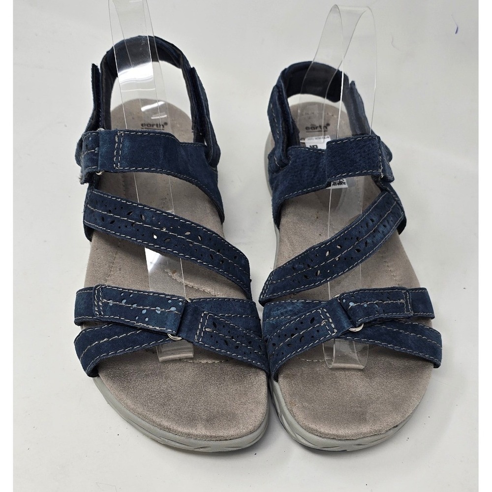 Earth Origins Westfield Wendy sandals women 10W blue comfort strappy walking